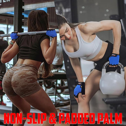 ZRIX Well Vented Weight Lifting Gym Workout Gloves with Wrist Wrap Support for Men & Women & Adult, Full Palm Protection, Training, Fitness, Hanging, Pull ups, Cycling & Hand Grip Gloves