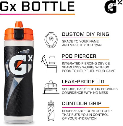 Gatorade Gx Bottle, Pink, 30 Oz