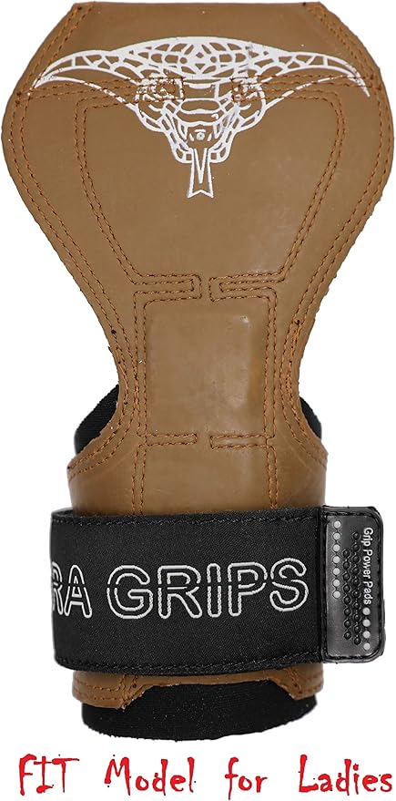Cobra Grips PRO Weight Lifting Gloves Heavy Duty Straps Alternative with Power Lifting Hooks Padded Wrist Support for Deadlifts & Bodybuilding