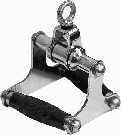 Valor Fitness Cable Machine Attachments - Tricep Rope, V-Bar, Single D-Handle, Rotating Straight Bar, Ankle Strap, Ab Crunch Harness, Triangle Chest Pull for Home Gym Equipment