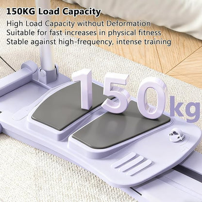 , Multifunctional Core Training Kit with 15 Workout Modes, Dual Person Use, Foldable Portable Design for Home Gym Fitness