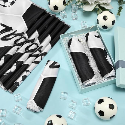 Peryiter 20 Pcs Soccer Towel 40 x 12 Inch Breathable Ice Sweat Towel with Storage Bag Quick Dry Microfiber Soccer Team Gift Party Favors for Fitness Camping Gym Running Sports Men Women Coach Gift