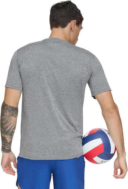 Starter Men's Quick Dry Short Sleeve Lightweight UPF Active Top