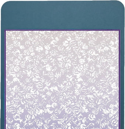 Private Island Hot Yoga Beach Mat Towel Non Slip Recycling Microfiber Quick Dry Compact Sand Water Sports Gym Picnic Blanket Outdoor Camping 24”x68” (GRADIENTPURPLE, Large)