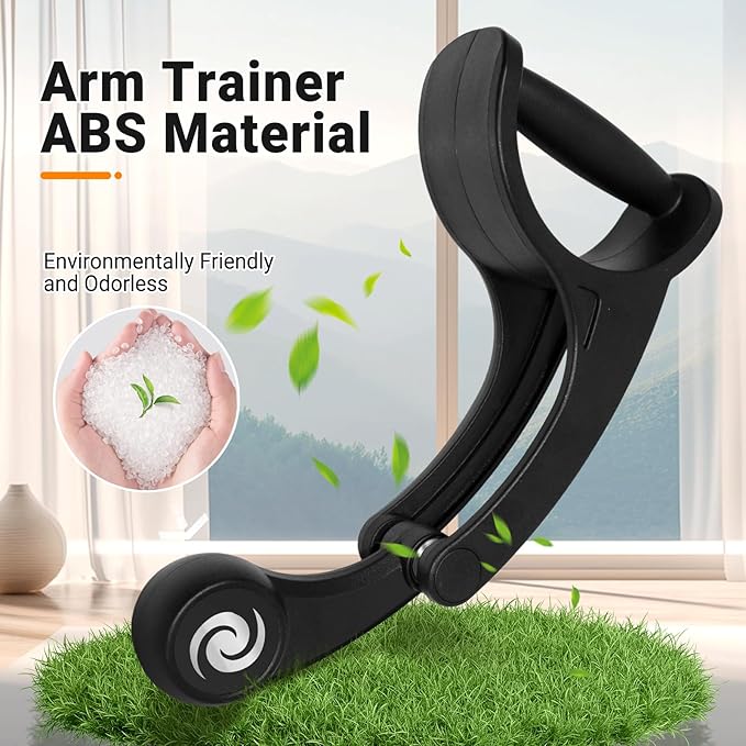 Arm Workout for Men and Women Weighted Ropeless Battle Rope for Home Gym Arm Trainer Workout Fitness Equipment 360° Hand-Crank Forearm Trainer for Full-Body HIIT, Low-Impact Aerobic Training