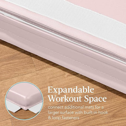 Best Choice Products 10ftx4ftx2in Folding Gym Mat 4-Panel Exercise Gymnastics Aerobics Workout Fitness Floor Mats w/Carrying Handles