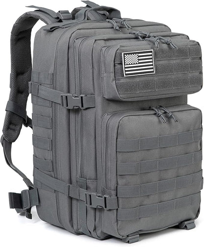QT&QY 45L Military Tactical Backpacks Molle Army Assault Pack 3 Day Bug Out Bag Hiking Treeking Rucksack…