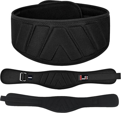 Weight lifting Belt 6 Inch Auto-Lock Curved Padded Back Lumbar Support Gym Belt for Fitness Exercise Bodybuilding Powerlifting Workouts Deadlifts Squats & Weightlifting Men Women
