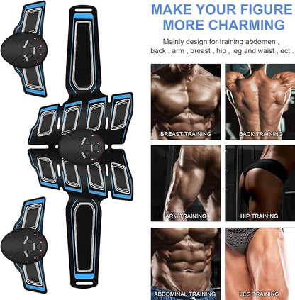 Ab machine Waist trainer Belt Abs Workout Equipment for Men Woman Abdomen/Arm/Leg Home Office Fitness Exercise