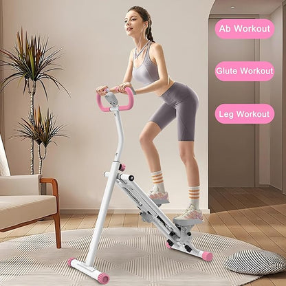 Stair Stepper for Home-Upgrade Vertical Climber Workout Machine for Full-Body Exercise Climber Fitness Equipment with Stable Frame Adjustable Handlebar