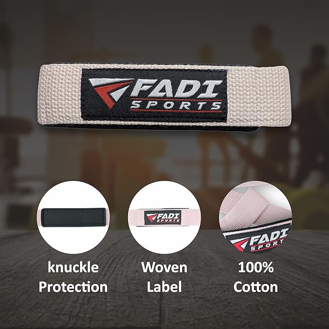 Lifting Wrist Straps for Weightlifting, Bodybuilding, Powerlifting & Deadlifts – 24 Inch Cotton Straps with Padded Neoprene for Strength Training & Grip Support