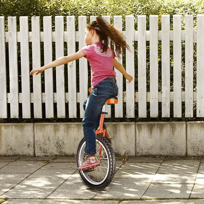 AW 16/18/20/24 Inch Wheel Outdoor Unicycle Adjustable Seat Exercise Bicycle Fit Adults Kids Outdoor Sports Fitness Exercise, for Choice