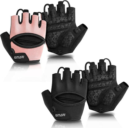 SIMARI Workout Gloves for Women Men with Full Palm Protection, Strong Grip, Cushion Impact, Breathable, Suitable for Gym Training, Kayaking, Weight Lifting, Exercise, Fitness, Cycling