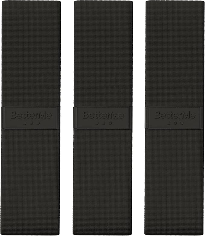 BetterMe Pilates Loop Bands – Resistance Bands Set for Women – Elastic Workout Bands for Glutes, Legs & Core – Home Fitness & Exercise Bands