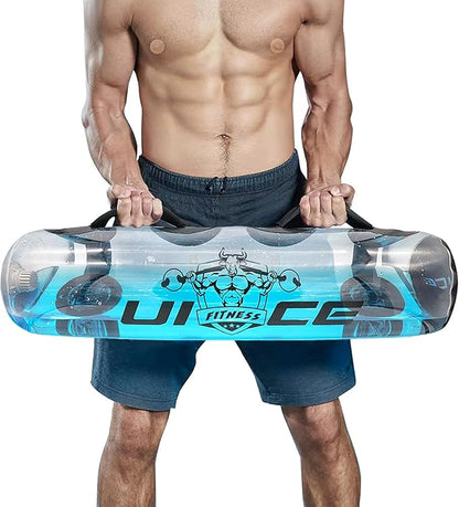 UICE Heavy Duty Adjustable Aqua Bag Ultimate Core and Balance Workout-Sandbag Alternative Portable Stability Fitness Equipment for Training Ball Shape Home Outdoor Water Weights Sandbag Alternative