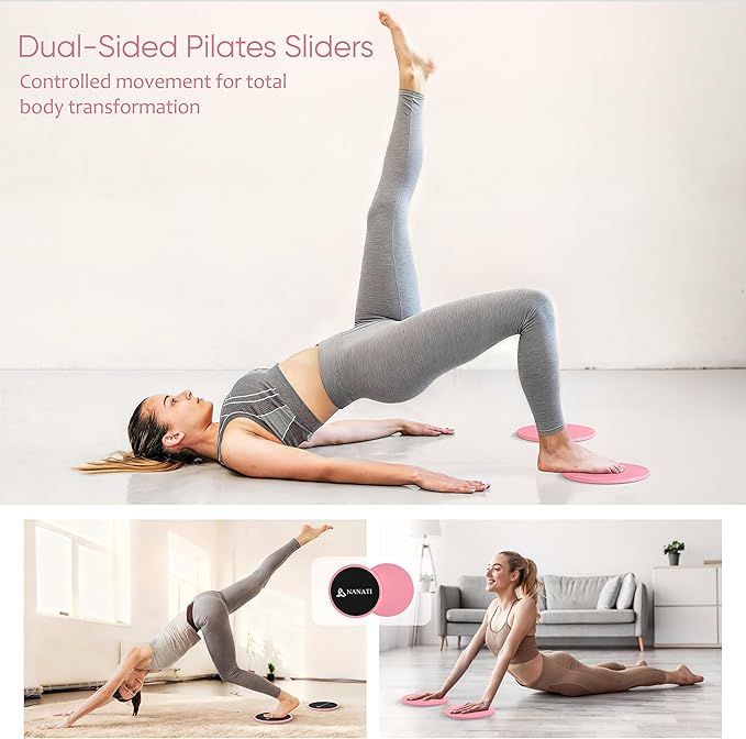 Pilates Kit, Pilates Essentials Kit for Women Home Workouts, Pilates Equipment with 14.5" Pilates Ring and Ball,7 Resistance Bands,Ankle Weights,Sliders & Grip Socks for Beginners