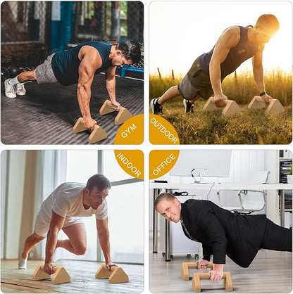 Kipika Push Up Bars, Pushup Stands, Anti-Slip Soft Plastic Push Up Handles, Bottom Anti-Slip Pad, Strength Training Equipment, Perfect for Floor Workout Exercise