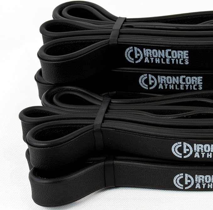 Premium Exercise Bands - Ultra Durable, Non-Slip, Comfort-Edge Resistance - Tested Over 30K Pulls - Three