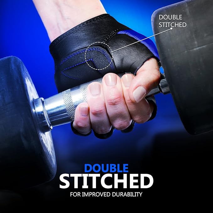 DXM SPORTS Workout Gloves for Men, Gym Weight Lifting Gloves with Wrist Support - Breathable, Anti-Slip Gloves for Exercise, Fitness, Cycling, Training, Outdoor Sports