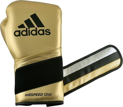 adidas Adi-Speed 501 Pro Kickboxing & Boxing Gloves for Men & Women – Leather Training Gloves for Heavy Bag, Sparring & Fitness