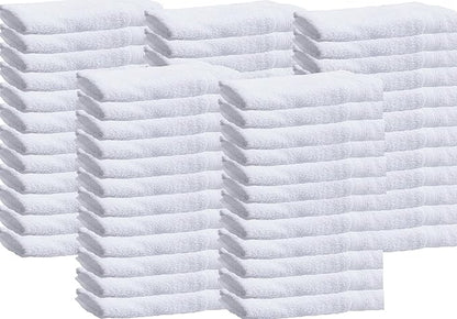 Towels N More Multi Pack 22X44 Small Light Weight Gym Towels or Can be Used as Quick Dry Bath Towel or Salon Towel, 100% Ring Spun Cotton Loops Sweat Towels Women's Hair Dry Towel (60)