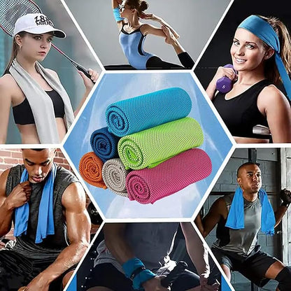 Instant Cooling Towels for Hiking Workout Fitness Camping, Sport Towels for Gym Fitness Yoga Jogging Running & Outdoor Activities