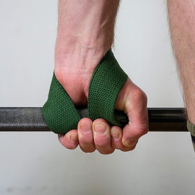 SERIOUS STEEL FITNESS Military OD Green Weight Lifting Straps