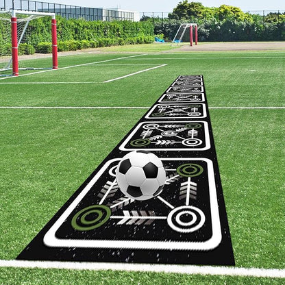 Speed Ladder Agility Ladder - Workout Laddersagility, Soccer Ladders Non-Slip Home Gym Footwork Drills Workout Equipment for Quickness, Endurance, Speed, and Coordination