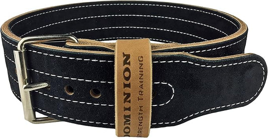 Suede 3-inch Weightlifting Belt - Premium Powerlifting Support with Enhanced Grip Technology