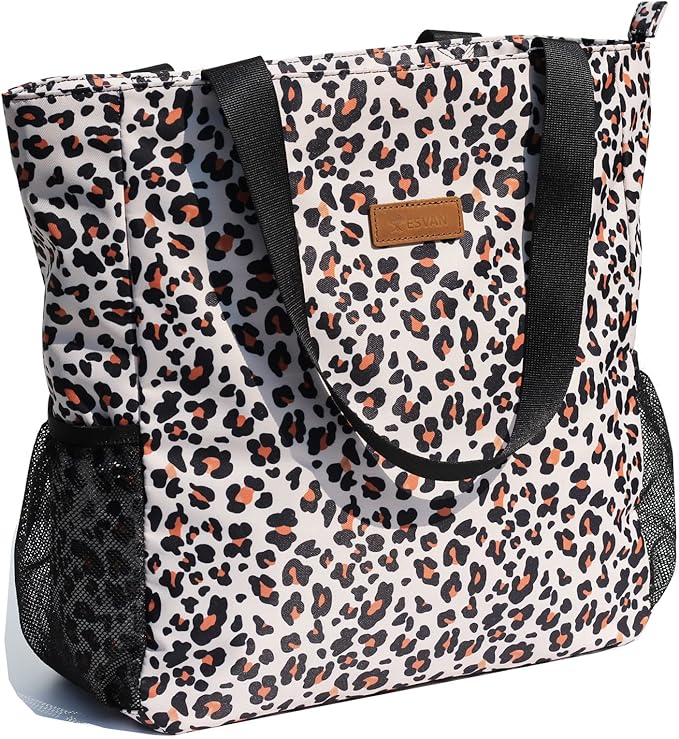 Original Floral Water Resistant Large Tote Bag Shoulder Bag for Gym Beach Travel Daily Bags Upgraded