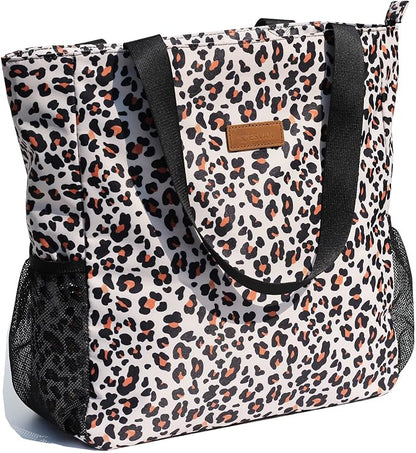 Original Floral Water Resistant Large Tote Bag Shoulder Bag for Gym Beach Travel Daily Bags Upgraded