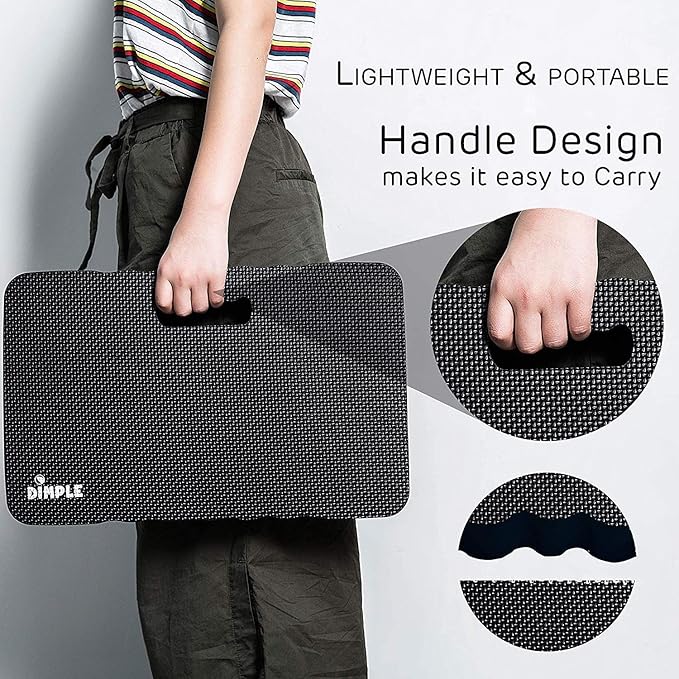 Dimple KTDC314013, High Density Thick Foam Comfort Kneeling Mats Yoga Exercise, Garden Cushions, Knee Pads, (Multi pack, Multi-Color)