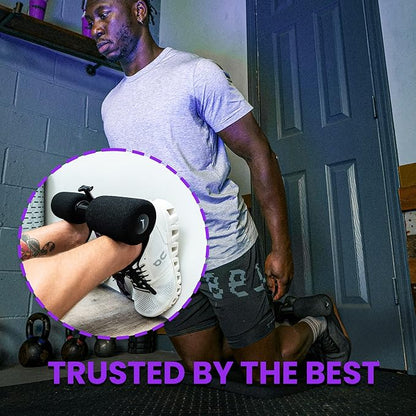 NordStick Nordic Hamstring Curl Strap - Original Nord Stick Exercise Set for Home and Travel - 5 Second Set Up