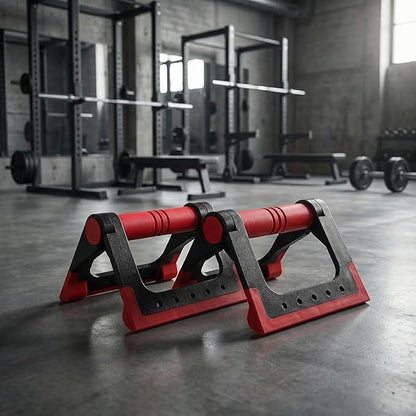 Foldable Push-up Stand Pair Portable Exercise Handles for Home Strength Training Compact Push up Bars for Floor Workouts with Rotating Arm Support 6.3 Inch Fitness Equipment