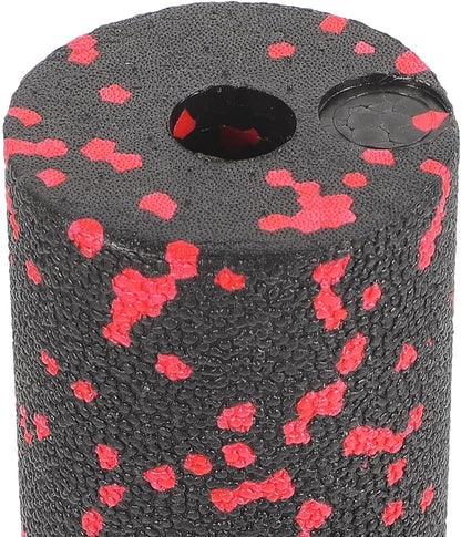 ABOOFAN Compact Fitness Foam Roller Massage Stick, Hollow Portable Back Muscle Massager for Exercise Relaxation and Travel, Red Foam Exercise Roller for Muscle