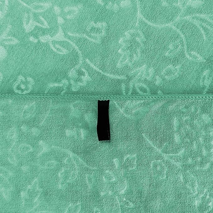 JML Microfiber Bath Towels, Oversized Bathroom Towel 2 Pack 40" x 80", Super Absorbent and Fast Drying, Soft Large Microfiber Bath Sheet for Beach, Sport, Fitness, Yoga, Green