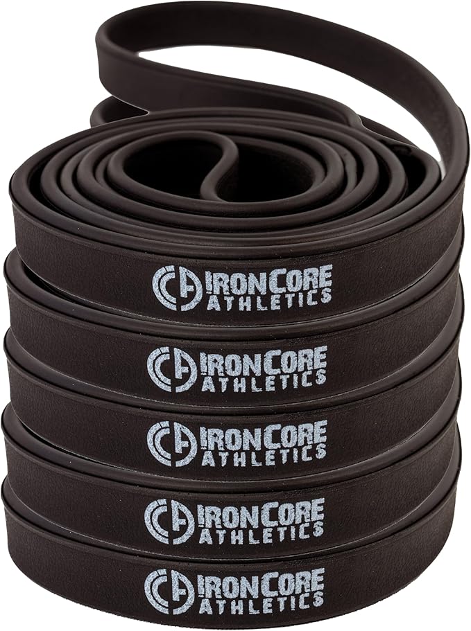Premium Exercise Bands - Ultra Durable, Non-Slip, Comfort-Edge Resistance - Tested Over 30K Pulls - Three