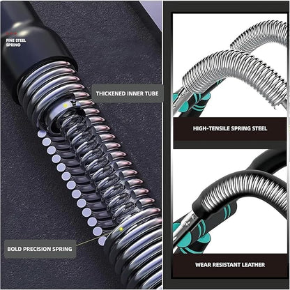 Twister Arm Trainer,Adjustable 40-220lb Chest Workout Equipment Power Twist Arm Trainer,Forearm Strengthener,Portable Twister Arm Workout for Home Fitness