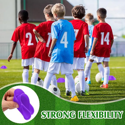 Hanaive 100 Pieces Mini Soccer Cones for Sport Drills 5 Inch Agility Disc Cones with Accessories for Kids Football Training