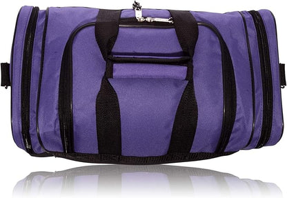 DALIX 17" Blank Duffle Bag Duffel Bag Travel Size Sports Durable Gym Bag