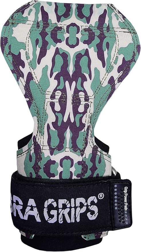 Cobra Grips PRO Weight Lifting Gloves Heavy Duty Straps Alternative with Power Lifting Hooks Padded Wrist Support for Deadlifts & Bodybuilding