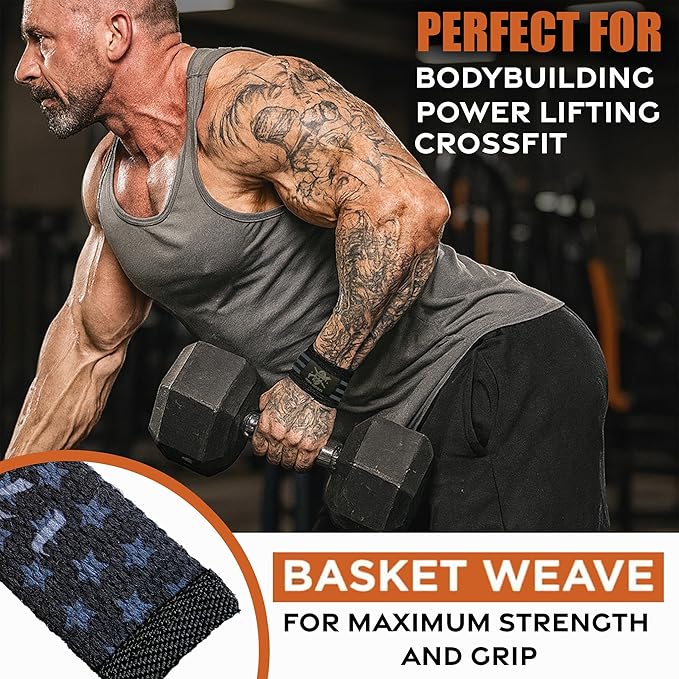 Iron Infidel Weight Lifting Straps - Wrist Straps for Weight Lifting, Deadlifting, Exercise, Crossfit, Strength Training, Olympic Lifts - Gym Straps for Grip Strength on Bar