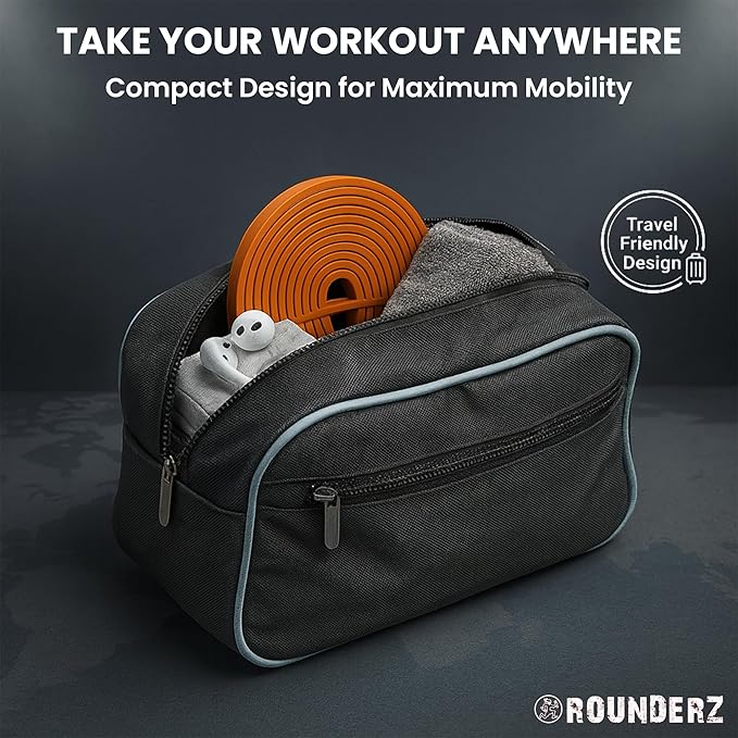 Rubberbanditz Rounded Edge Resistance Band | Compact and Light Weight Exercise Bands | Suitable for All Fitness Levels Users| Travel Friendly Resistance Bands for Working Out