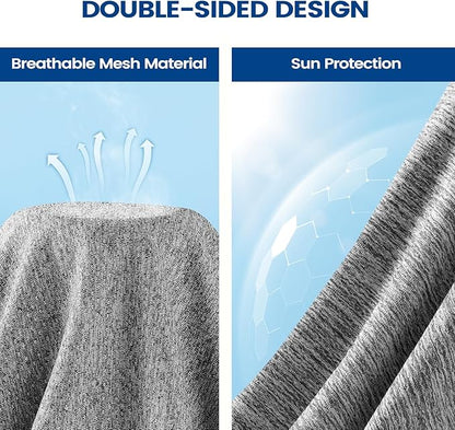 Cooling Towels (40"x12"), Breathable Gym Towels Cooling Towels for Neck and Face, Men & Women Workout Towel for Hot Weather, Sweat Towel for Gym Yoga, Camping, Fitness, Running, Traveling, 6 Pack