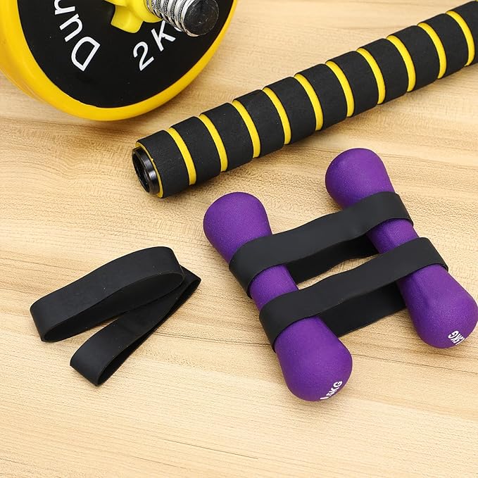8pcs Heavy Duty Rubber Resistance Bands for Leg and Arm Workout, Fitness Training Kit for Men and Women, Portable Exercise Bands for Gym, Office, and Travel