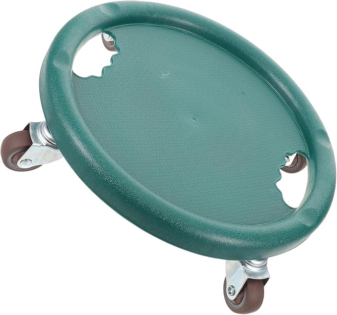 PRETYZOOM Abdominal Roller Wheel with Four-wheel Silent Design, Multifunctional Core Exercise Slider Disc for Home Gym Fitness, Green Ab Workout Machine for Men and Women