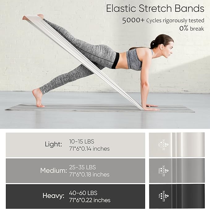 Pilates Kit, Pilates Essentials Kit for Women Home Workouts, Pilates Equipment with 14.5" Pilates Ring and Ball,7 Resistance Bands,Ankle Weights,Sliders & Grip Socks for Beginners