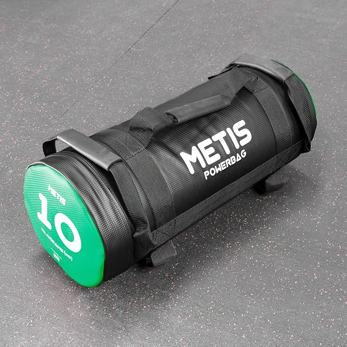 METIS Power Bags – 11lbs to 66lbs | Strength Training Fitness Equipment – Home Exercise and Gym Fitness | Prefilled Powerbag Weights for Powerlifting, Crossfit & MMA