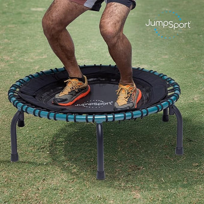JumpSport 39" ESSENTIAL Fitness Trampoline | Model 220, 230, 250 | Exercise Trampoline | 30 Low-Impact Bungees