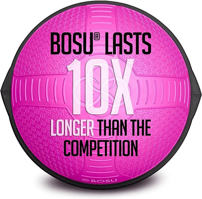 Bosu Half Ball Home Balance Exercise Trainer for Strength and Flexibility Workouts with Built to Last Burst Resistant Material and Hand Pump